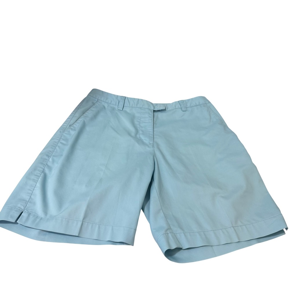 Adidas Stretch Golf Shorts Light Blue Cotton Blend AE7002 Mens 29